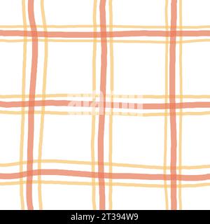 Délicat Cottagecore Cute Plaid Checks Vector Pattern. Homestead bouquet. Fond de ferme avec impression de jardin chintz Illustration de Vecteur