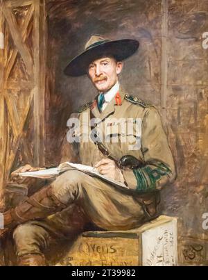 Robert Stephenson Smyth Baden-Powell, 1e baron Baden-Powell de Sir Hubert von Herkomer Banque D'Images
