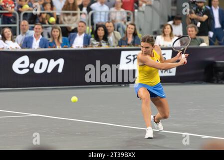 Horia Tecau participe à son match de retraite, avec Simona Halep, Patrick Mouratoglou, Andrei Pavel, Marius Copil, Bethanie Mattek-Sands Banque D'Images