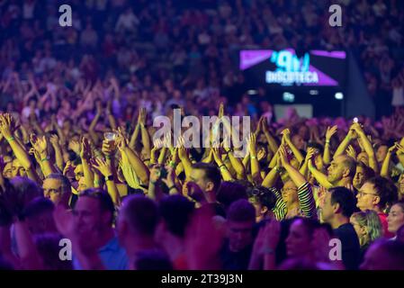 Première édition Discoteca 90, Cluj-Napoca, vendredi 15 septembre 2023. Banque D'Images