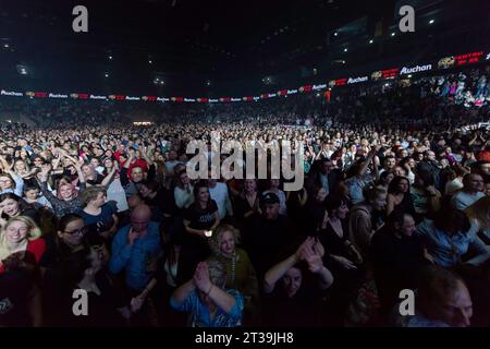 La deuxième édition du concert Retro Party Romania, à Cluj-Napoca, vendredi 10 mars 2023. Banque D'Images