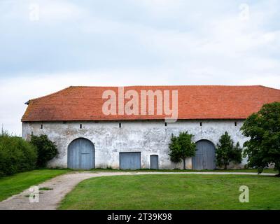 belle ancienne ferme en grand est près de nancy et metz en france Banque D'Images