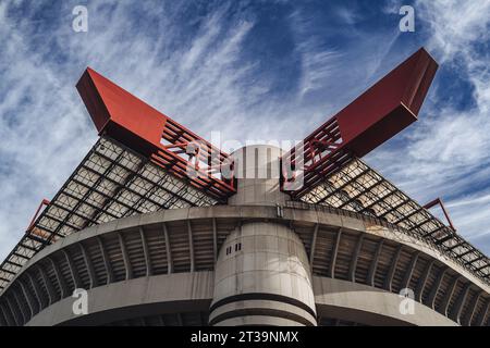 Milan, Italie - octobre 2023 : l'emblématique stade San Siro Banque D'Images