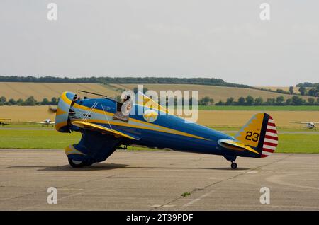 Boeing, P-26, Peashooter, IWM, Duxford, Cambridgeshire, Angleterre. Banque D'Images