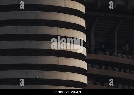 Milan, Italie - octobre 2023 : l'emblématique stade San Siro Banque D'Images