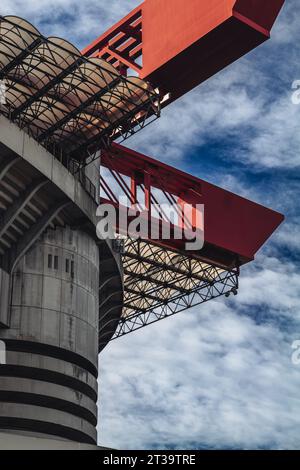 Milan, Italie - octobre 2023 : l'emblématique stade San Siro Banque D'Images