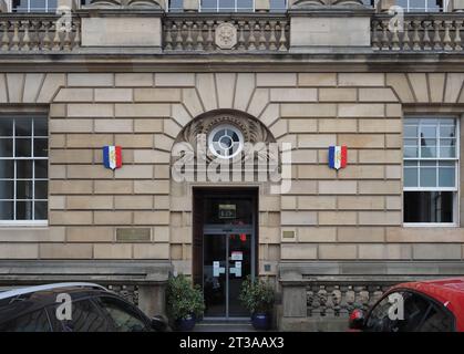 EDIMBOURG, Royaume-Uni - 15 SEPTEMBRE 2023 : Consulat général de France Banque D'Images