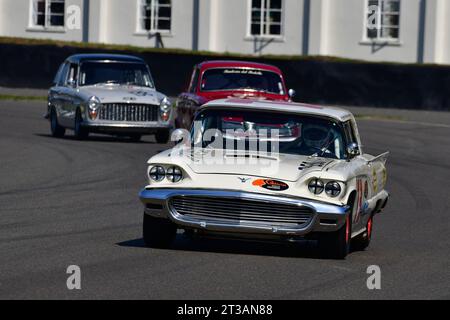 Bill Shepherd, Romain Dumas, Ford Thunderbird, St Mary’s Trophy Race, deux séances qualificatives suivies de deux courses de 25 minutes, le vainqueur étant un agg Banque D'Images
