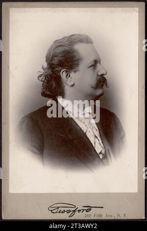 Alfred Reisenauer (1863-1907) pianiste allemand Banque D'Images