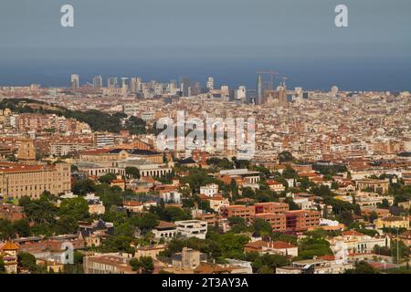 BARCELONE/ESPAGNE *** Légende locale *** vue de BARCELONE Banque D'Images