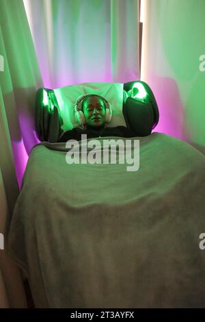 ZZZ BAR À SIESTE PREMIER BAR DE SIESTE AU MONDE À PARIS Banque D'Images