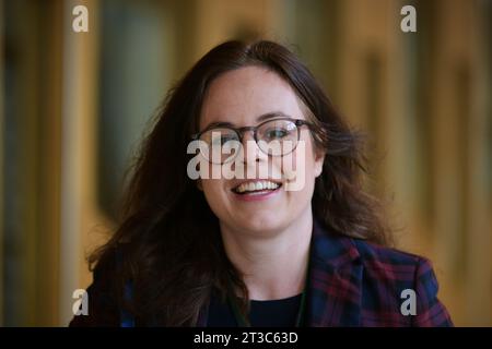 Édimbourg Écosse, Royaume-Uni 24 octobre 2023. Kate Forbes MSP au Parlement écossais. crédit sst/alamy live news Banque D'Images