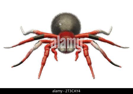 3D rendu de Spider Tarantula. La plus grande araignée en termes de portée de jambe est l'araignée géante huntsman Banque D'Images
