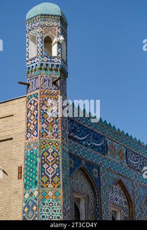 Kokand, Ouzbékistan - 24 octobre 2023 : façade du palais Khudayar Khan ...