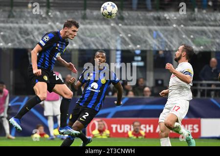 Inter FC Internazionale et FC Salzburg Group D - UEFA Champions League 2023/24 match, le 24 octobre 2023, au stade Giuseppe Meazza San Siro Siro à Milan, Italie Banque D'Images