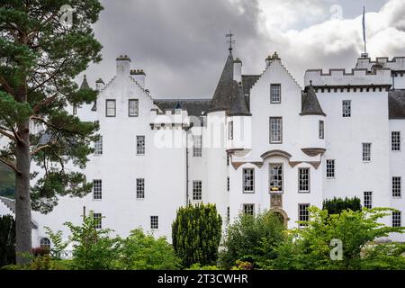 Le château de Blair, Blair Atholl, Perth et Kinross, Ecosse, Royaume-Uni Banque D'Images