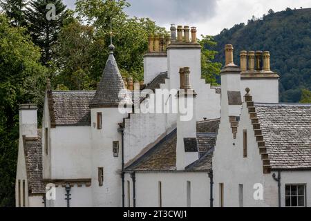 Le château de Blair, Blair Atholl, Perth et Kinross, Ecosse, Royaume-Uni Banque D'Images