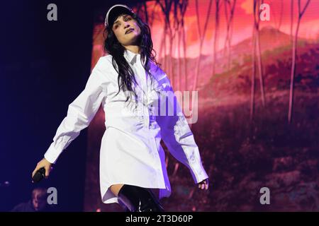 Spotify organise un concert au Wizink Center pour éliminer l'écart entre les sexes dans l'industrie musicale avec : Natalia Lacunza où : Madrid, Espagne quand : 23 Sep 2023 Credit : Oscar Gonzalez/WENN Banque D'Images