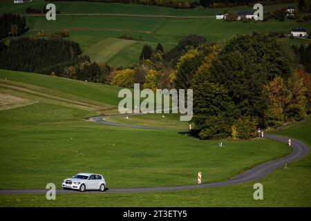 Passau, Allemagne. 23 octobre 2023. Ambiance pendant le Rallye d'Europe centrale 2023, 12e manche du Championnat du monde des voitures de rallye WRC 2023, du 26 au 29 octobre 2023 à Passau, Allemagne - photo Nikos Katikis/DPPI crédit : DPPI Media/Alamy Live News Banque D'Images