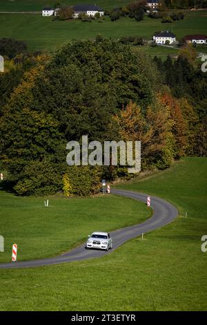 Passau, Allemagne. 23 octobre 2023. Ambiance pendant le Rallye d'Europe centrale 2023, 12e manche du Championnat du monde des voitures de rallye WRC 2023, du 26 au 29 octobre 2023 à Passau, Allemagne - photo Nikos Katikis/DPPI crédit : DPPI Media/Alamy Live News Banque D'Images