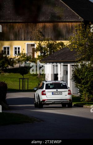 Passau, Allemagne. 23 octobre 2023. Ambiance pendant le Rallye d'Europe centrale 2023, 12e manche du Championnat du monde des voitures de rallye WRC 2023, du 26 au 29 octobre 2023 à Passau, Allemagne - photo Nikos Katikis/DPPI crédit : DPPI Media/Alamy Live News Banque D'Images