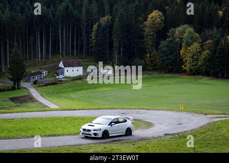 Passau, Allemagne. 23 octobre 2023. Ambiance pendant le Rallye d'Europe centrale 2023, 12e manche du Championnat du monde des voitures de rallye WRC 2023, du 26 au 29 octobre 2023 à Passau, Allemagne - photo Nikos Katikis/DPPI crédit : DPPI Media/Alamy Live News Banque D'Images