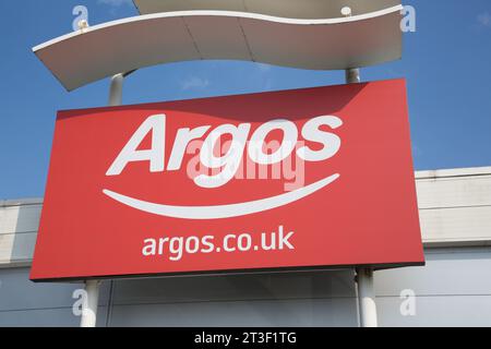 Logo Argos Banque D'Images