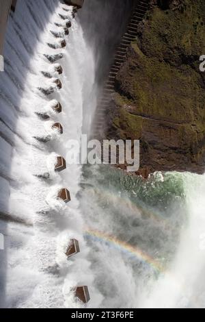 Barrage de Katse au Lesotho - Afrique Banque D'Images