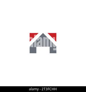 Conception de logo d'accueil. Icône Immobilier Illustration de Vecteur