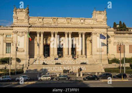 Italie, Latium, Rome, centre historique classé au patrimoine mondial de l'UNESCO, parc de la Villa Borghèse, musée d'Art moderne Banque D'Images