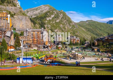 France, haute Savoie, Avoriaz 1800, la station en été Banque D'Images