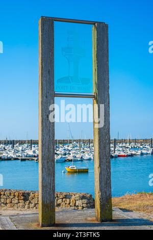 France, Vendée, île de Noirmoutier, l'Epine, Morin Port Banque D'Images