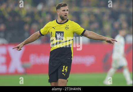 Firo : 20 octobre 2023 football, football, hommes 1e Ligue, ERSTE iga 1e Bundesliga, saison 2023/2024 BVB Borussia Dortmund - SV SVW Werder Bremen 1:0 Niclas Fullkrug GESTIK, BVB Banque D'Images