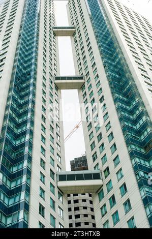 KUALA LUMPUR, MALAISIE - DÉCEMBRE 21 2022 Petronas Twin Towers Kuala Lumpur, Malaisie. Photo de haute qualité Banque D'Images