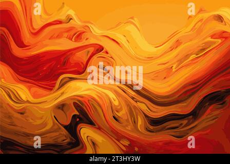 Fond abstrait, motifs d'art marbrant comme texture d'effet marbrée colorée. Banque D'Images