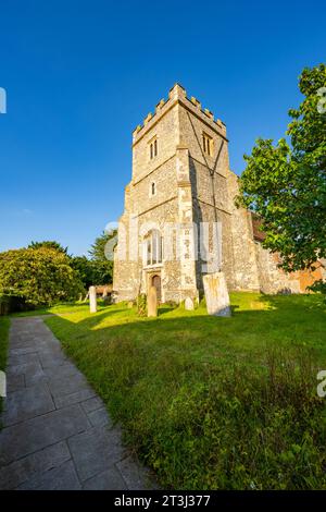 St. Peter et St Paul église Farningham Kent Banque D'Images