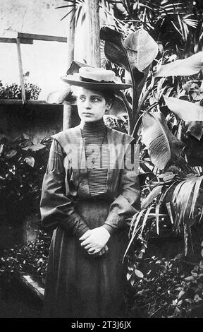 Lise Meitner vers 1906, Lise Meitner (1878 – 1968) physicienne austro-suédoise Banque D'Images