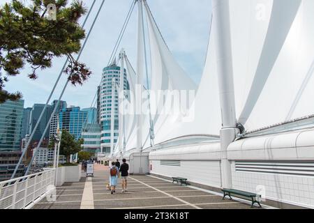 Paysage urbain de la place du Canada. La place du Canada est un bâtiment polyvalent situé sur le bras Burrard à Vancouver, en Colombie-Britannique, au Canada Banque D'Images