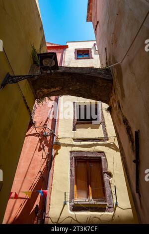 Ville de Bosa - Sardaigne - Italie Banque D'Images