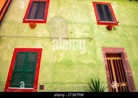 Ville de Bosa - Sardaigne - Italie Banque D'Images