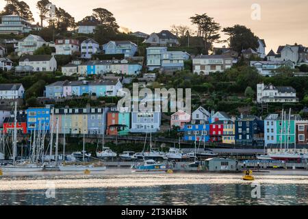 Kingswear tôt le matin. Dartmouth, Devon, Angleterre Banque D'Images