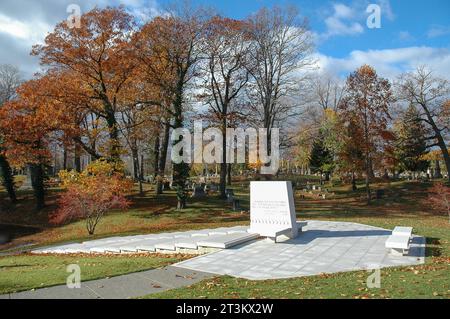 The Forest Lawn, cimetière de Buffalo, New York Banque D'Images