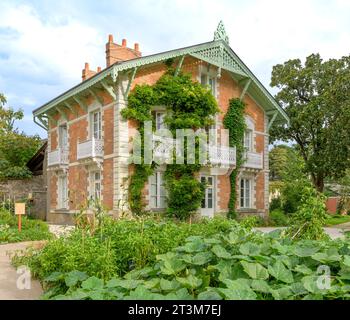 La grande entrée (la grande Porterie) au jardin des plantes de Nantes. Un jardin botanique classé jardin remarquable. Banque D'Images