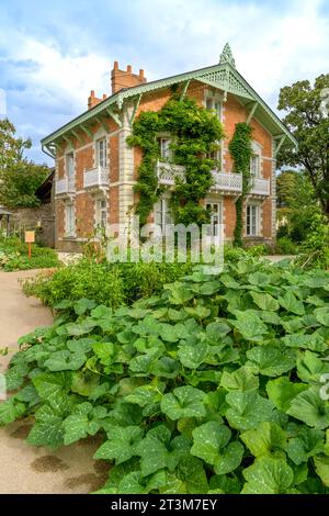 La grande entrée (la grande Porterie) au jardin des plantes de Nantes. Un jardin botanique classé jardin remarquable. Banque D'Images