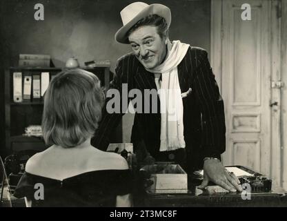 L'acteur danois Peter Malberg dans le film Der Var Engang en Gade, Danemark 1957 Banque D'Images