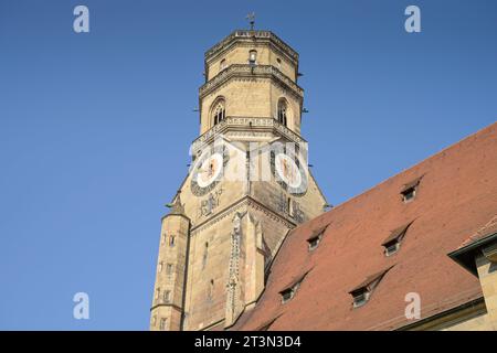 Stiftskirche, Stiftstraße, Schillerplatz, Stuttgart, Bade-Württemberg, Deutschland Banque D'Images