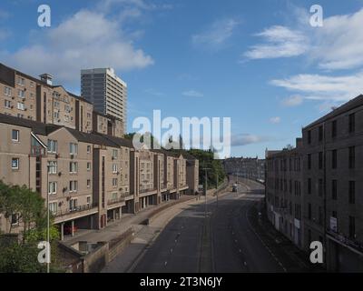 ABERDEEN, Royaume-Uni - 14 SEPTEMBRE 2023 : vue de la ville moderne Banque D'Images