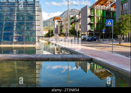 Quartier résidentiel le Albere de trente conçu par le célèbre architecte italien Renzo Piano, année 2013 - trente, Italie Banque D'Images