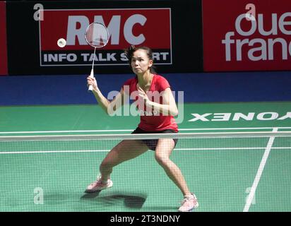 Anne Tran de France pendant le Yonex internationaux de, France. , . Au Glaz Arena de Cesson-Sévigné, France - photo Laurent Dairys/DPPI crédit : DPPI Media/Alamy Live News Banque D'Images