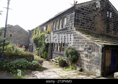 Back Lane Heptonstall West Yorkshire Angleterre Banque D'Images